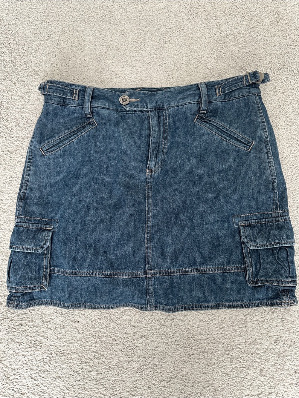 Sonoma Blue Denim Cargo Skort